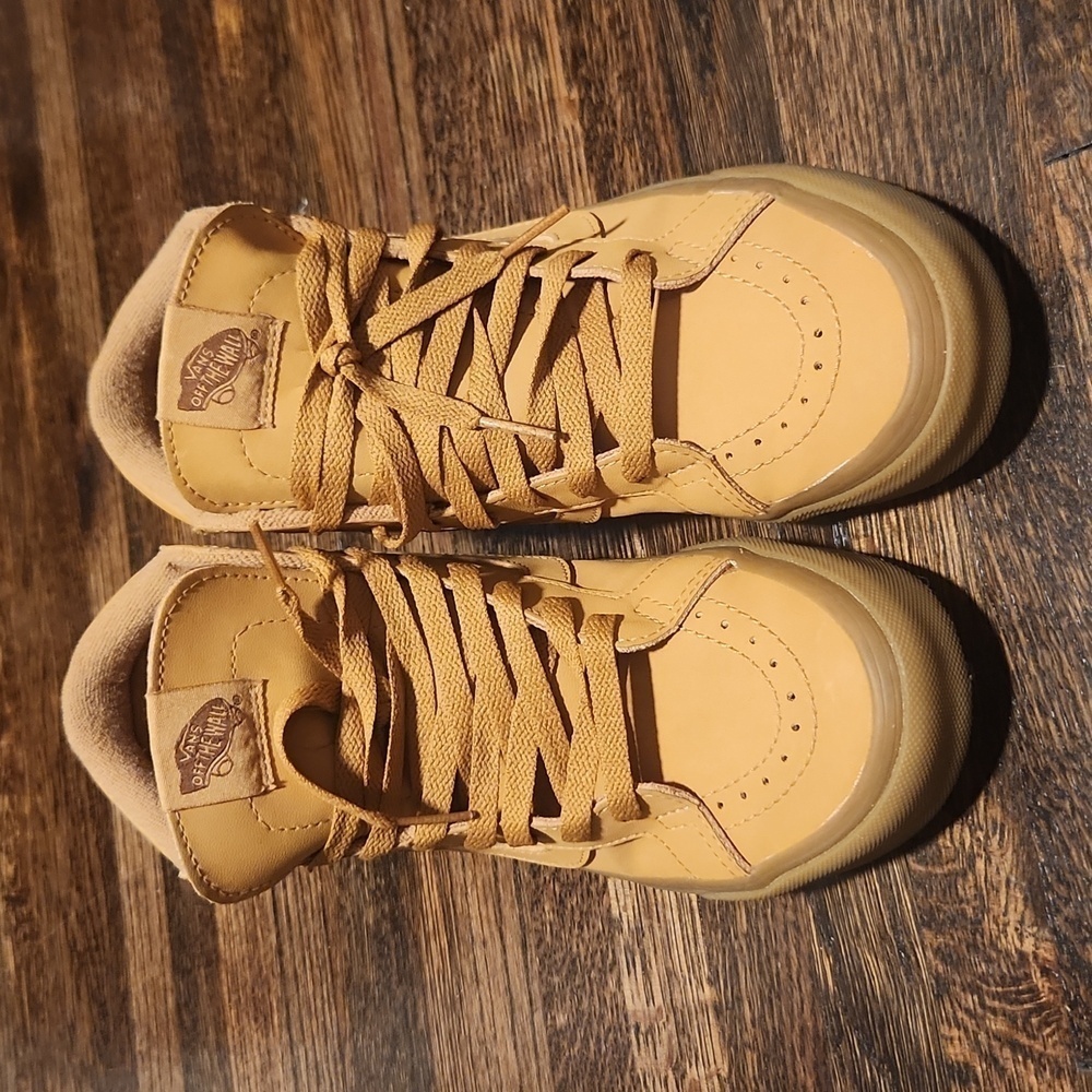 Vans Off the Wall Sk8 Hi Reissue Vansbuck Light Gum Mono Shoes